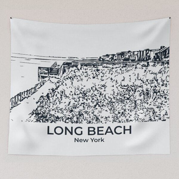 Item preview, Long Beach - New York designed and sold by Lakeric Cityscapes.