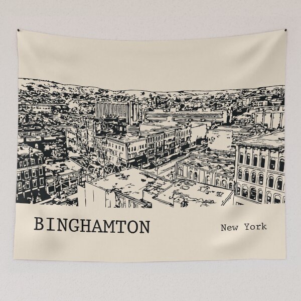 Item preview, Binghamton New York designed and sold by Lakeric Cityscapes.