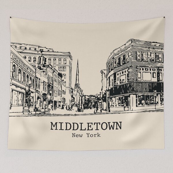 Item preview, Middletown - New York designed and sold by Lakeric Cityscapes.
