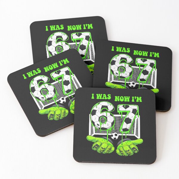 Item preview, 7 Year Old Birthday was 6 Now I'm 7 67 Meme Soccer Funny designed and sold by FrankIsabel.