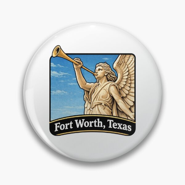 Item preview, Fort Worth, Texas - Trumpeting Angel designed and sold by Myra365Art.