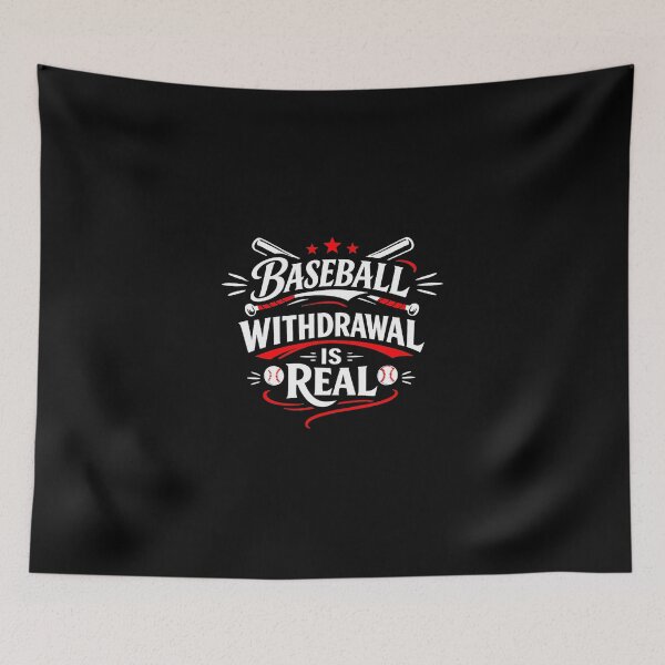 Item preview, BASEBALL WITHDRAWAL IS REAL Funny Baseball designed and sold by miaa-artistshop.