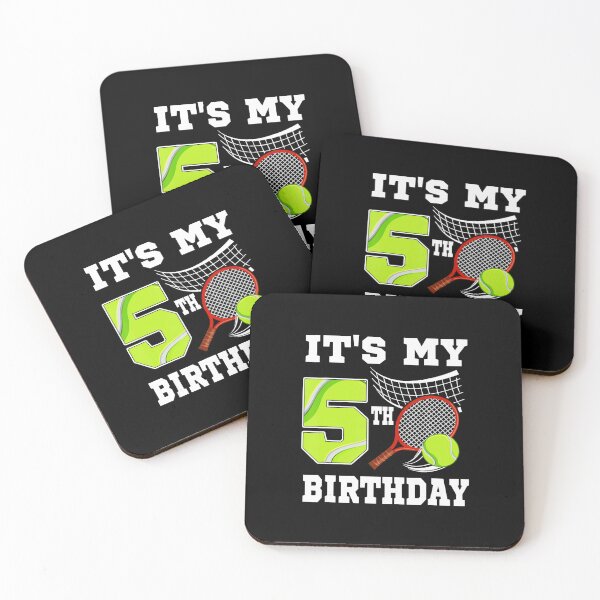 Item preview, Its My 5th Birthday Tennis Funny Birthday designed and sold by WayTBeenkenArt.