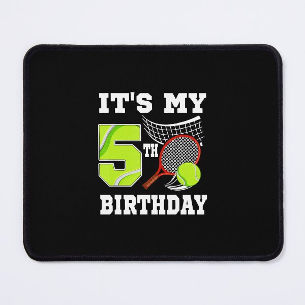 Item preview, Its My 5th Birthday Tennis Funny Birthday designed and sold by WayTBeenkenArt.