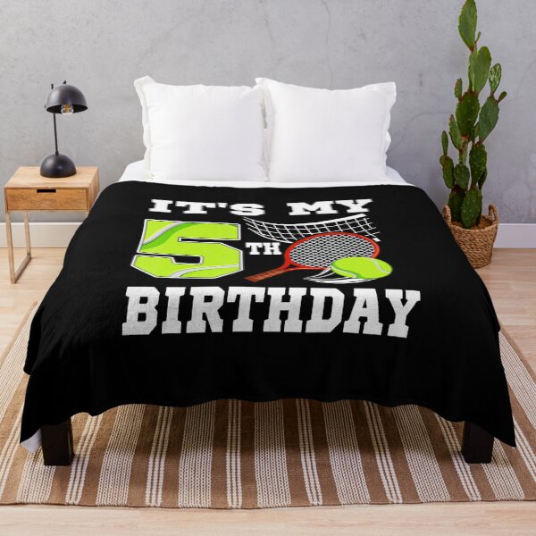 Item preview, Its My 5th Birthday Tennis Funny Birthday designed and sold by WayTBeenkenArt.