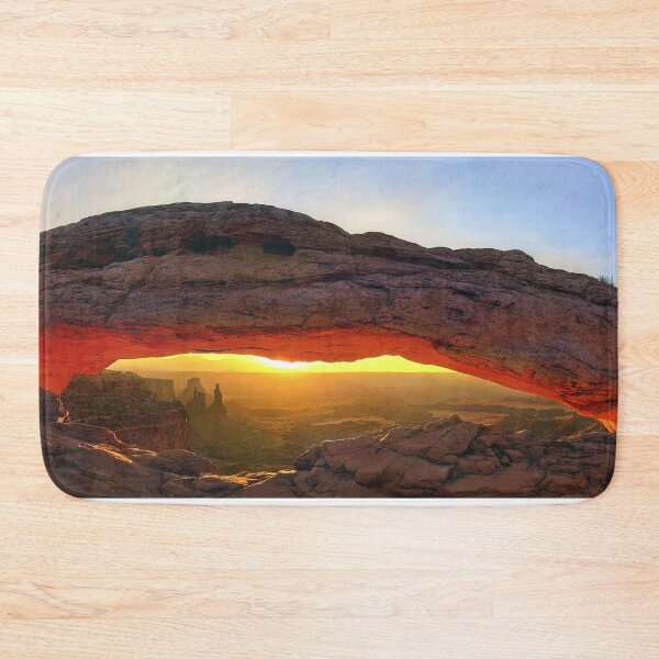 Item preview, Canyonlands Mesa Arch Sunrise Red Glow - Grand View Lookout designed and sold by Adam Gormley.