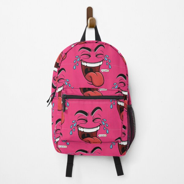 Item preview, Pink Sarcastic Crying Laughing I'm So Sad Face designed and sold by DGtaLrtcom.