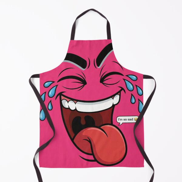 Item preview, Pink Sarcastic Crying Laughing I'm So Sad Face designed and sold by DGtaLrtcom.