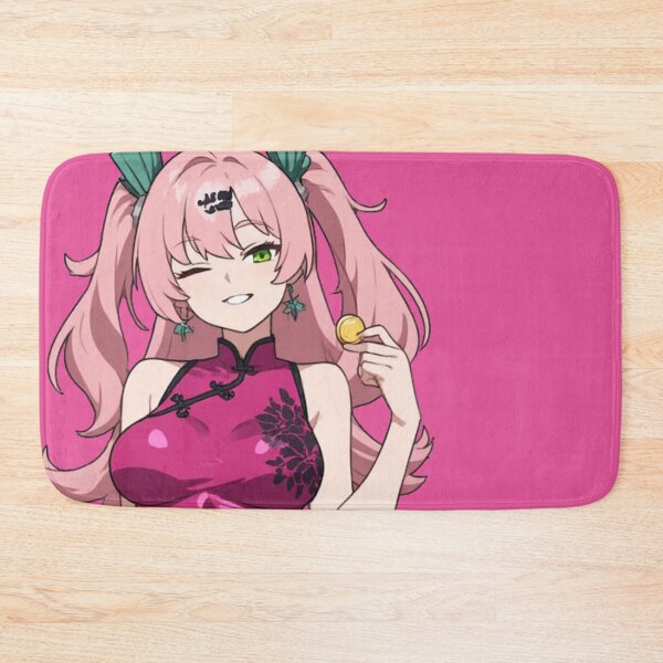 Item preview, Nicole Demara ZZZ - Pink Silk Cheongsam Money Aesthetic designed and sold by Jimakmo.