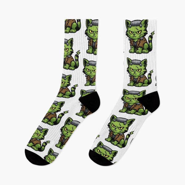 Item preview, Frankenstein Monster Cat designed and sold by LizzyLooDoo Designs.