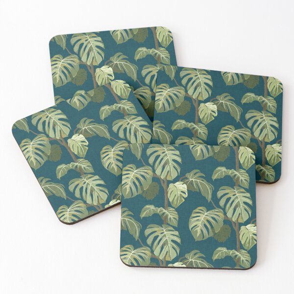 Item preview, Monstera Botanical - Blue & Green designed and sold by Sarah Thorpe Designs .