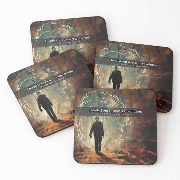 Item preview, Surreal Cyberpunk Rebellion Artwork designed and sold by The Secret Cabal of Despair.