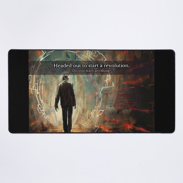 Item preview, Surreal Cyberpunk Rebellion Artwork designed and sold by The Secret Cabal of Despair.
