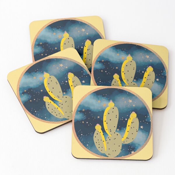 Item preview, Desert Cactus Under Starry Night Sky designed and sold by 3DDesignSpot.