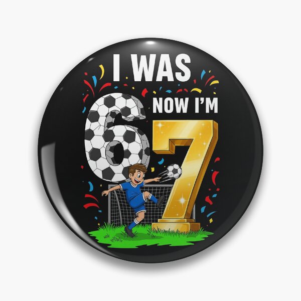 Item preview, Birthday Boy I was 6 Now I'm 7 Six Seven Soccer 67 designed and sold by FrankIsabel.