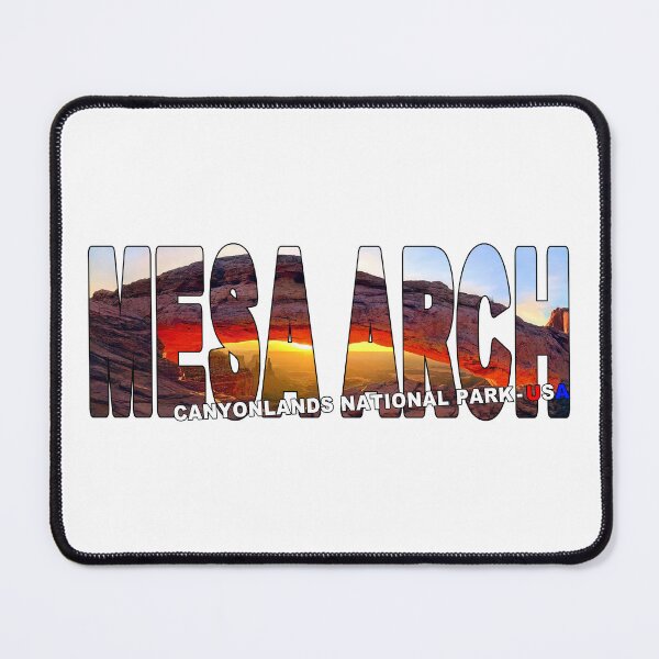 Item preview, MESA ARCH Canyonlands National Park USA - Sunrise Red Glow UTAH designed and sold by Adam Gormley.