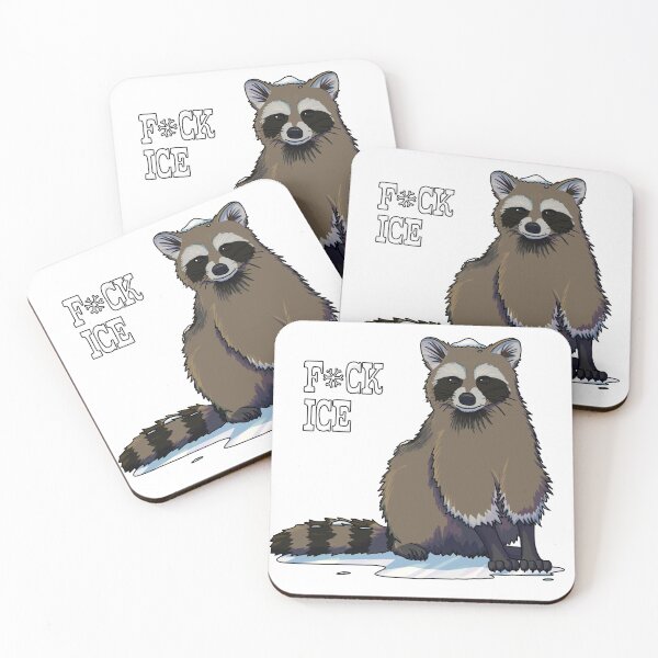 Item preview, Raccoon Hates Ice designed and sold by StaticKlingShop.