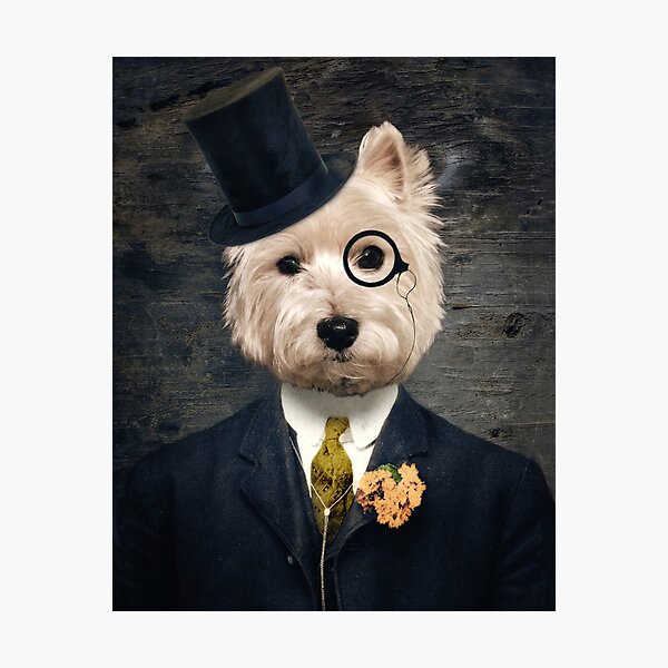 Item preview, Westie Dog Art - Sir Bunty designed and sold by thelonelypixel.