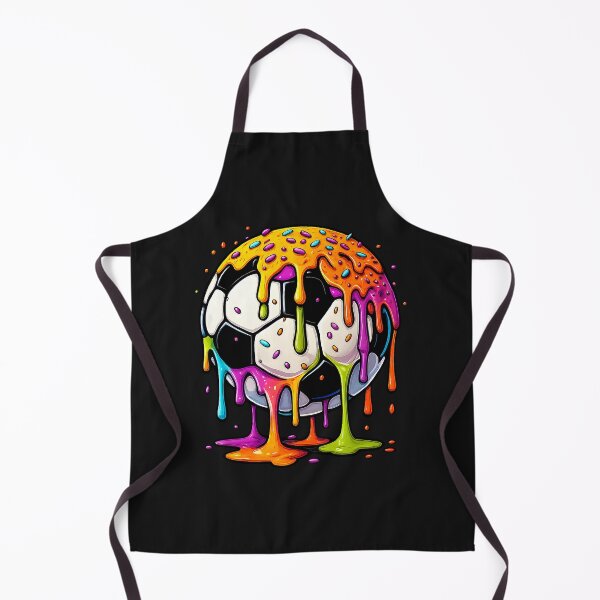 Item preview, Colorful Dripping Soccer Art Sport Illustration Melting Ball designed and sold by FrankIsabel.
