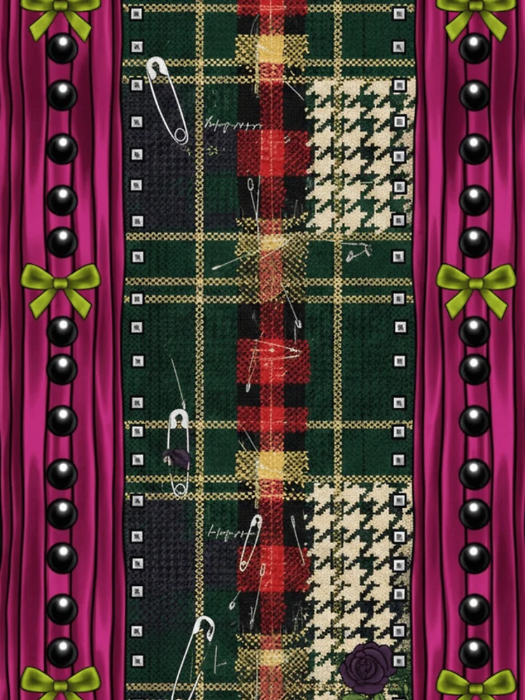 Thumbnail 4 of 4, iPhone Case, Punk patchwork designed and sold by Roxburylane.