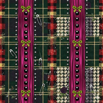 Artwork thumbnail, Punk patchwork by Roxburylane