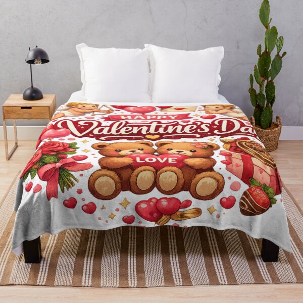 Item preview, Happy Valentine’s Day Teddy Bears Love – Cute Romantic Design designed and sold by EpicwaveDesigns.