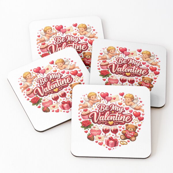 Item preview, Be My Valentine Cute Cupid Love Illustration designed and sold by EpicwaveDesigns.