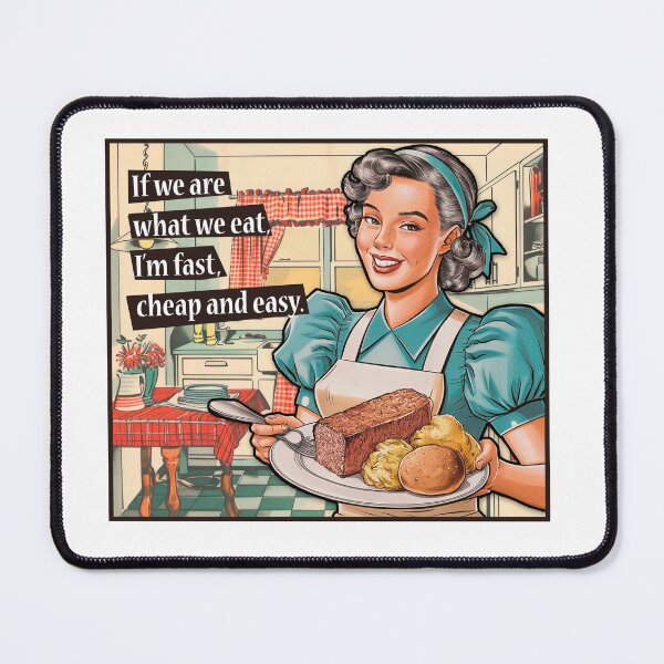 Item preview, If we are what we eat, I'm fast, cheap and easy. designed and sold by TwistednThrifted.