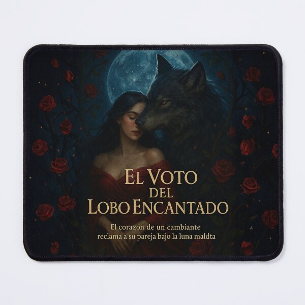 Item preview, Notebook of Moonbound Desire – Enchanted Wolf Vow designed and sold by Anomaly 404 Error.