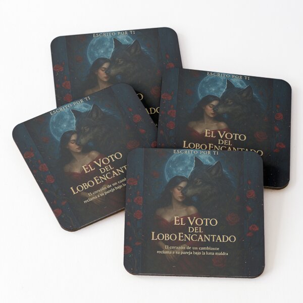 Item preview, Notebook of Moonbound Desire – Enchanted Wolf Vow designed and sold by Anomaly 404 Error.