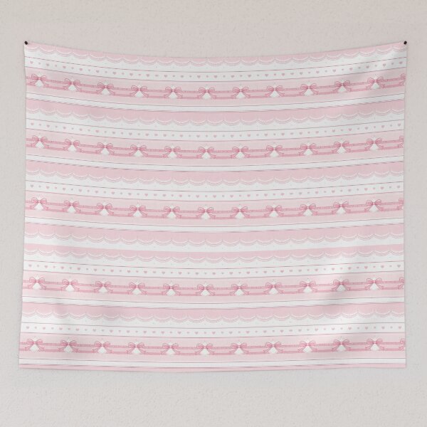 Item preview, Coquette bow stripes  designed and sold by Roxburylane.