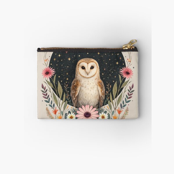Item preview, Celestial Owl Floral Moon  designed and sold by PrettyRottenCo.