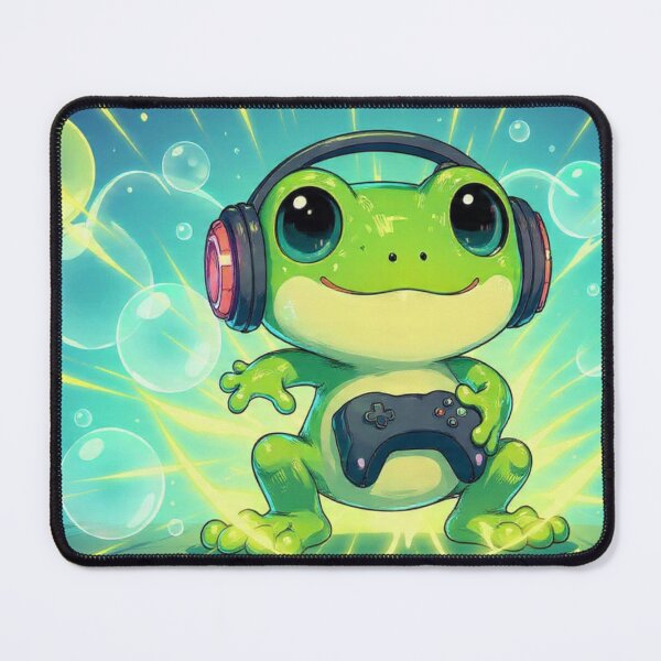 Item preview, Flashing Bubble Gamer Froggy designed and sold by The Strongest Froggy.