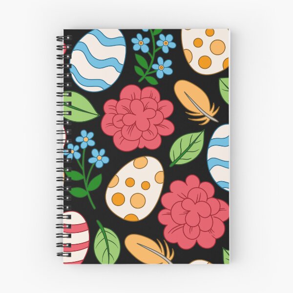 Item preview, Bright Retro Easter on Black designed and sold by AnimaliaStar.