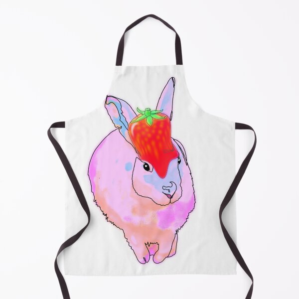 Item preview, Beth the Bunny in strawberry Hat – animalzinhats designed and sold by Ashley’sAnimalz.