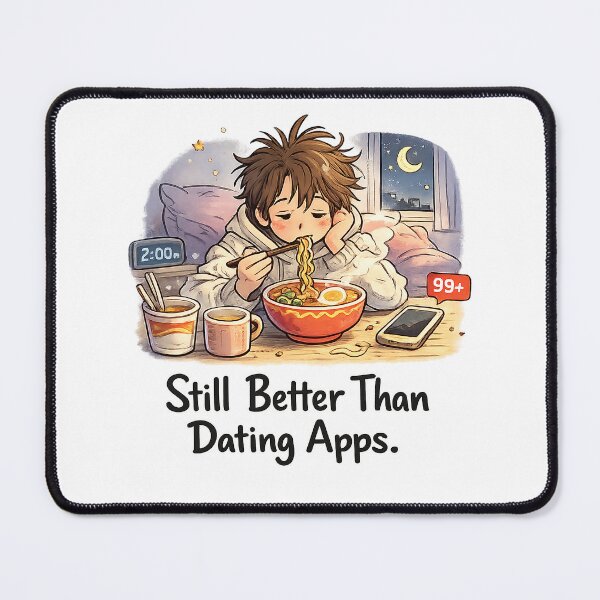 Item preview, Still Better Than Dating Apps designed and sold by StrayaDesign.