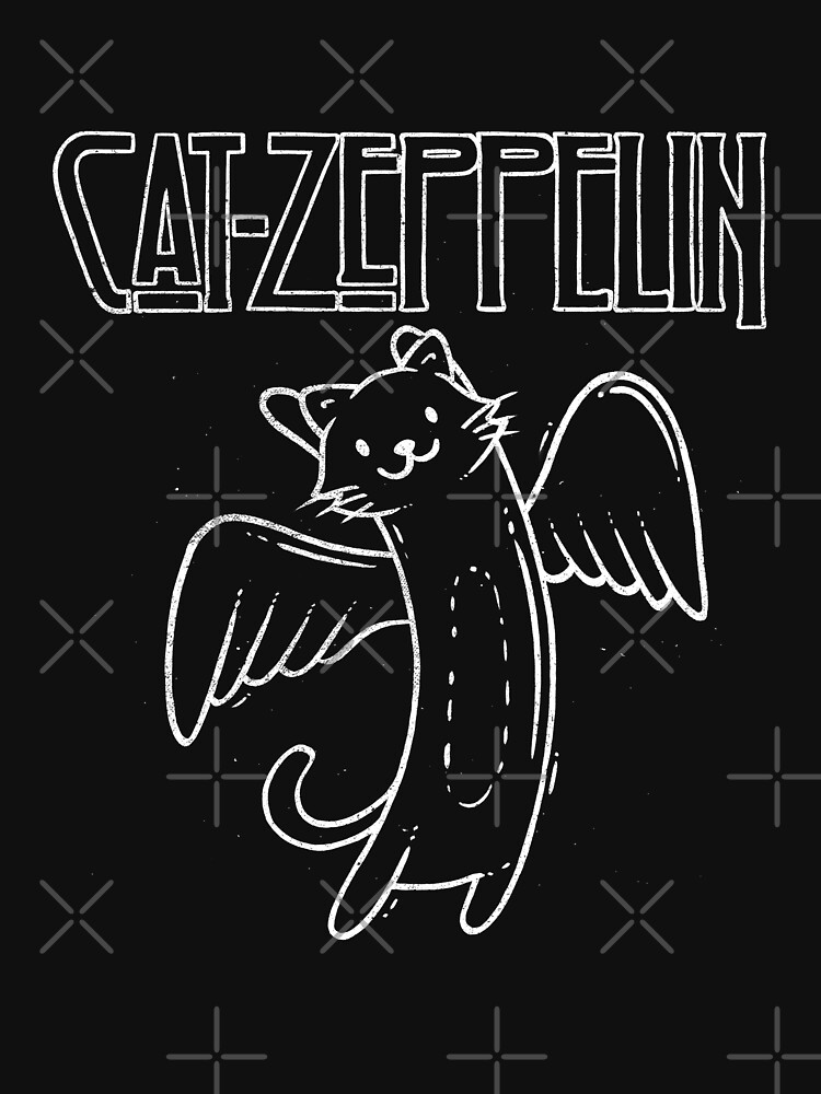 Thumbnail 7 of 7, Classic T-Shirt, Cat Zeppelin designed and sold by tobiasfonseca.