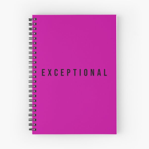 Item preview, "Exceptional: No Explanation Needed" Unique Vibe bold text design designed and sold by TR_fairydesigns.