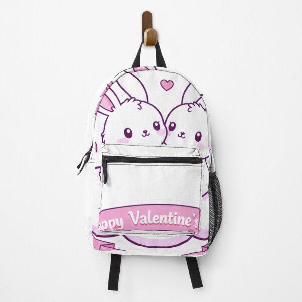 Item preview, Cute Valentines Bunnies Holding Red Heart - Kawaii Love Aesthetic Art designed and sold by Fatomfatom.