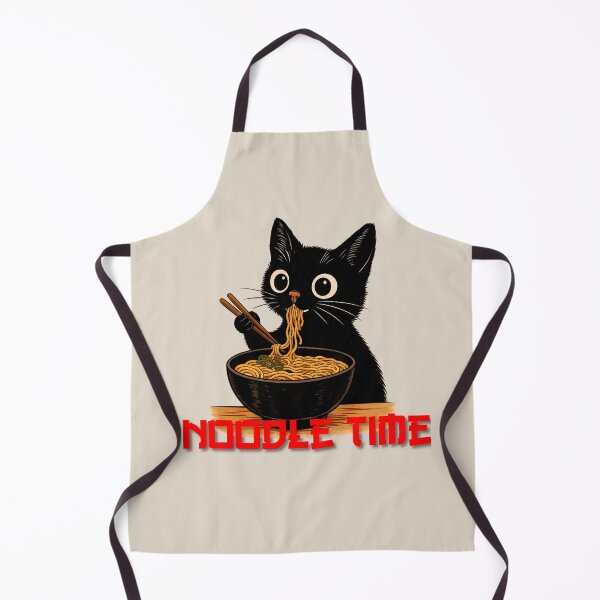 Item preview, Noodle Time Ramen Cat designed and sold by PrettyRottenCo.