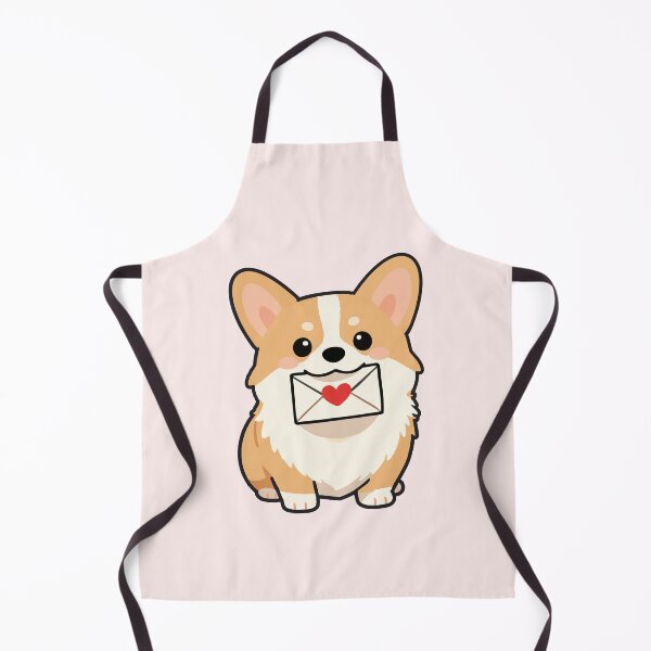 Item preview, Corgi Fetching Love Letter designed and sold by chillaxcats.