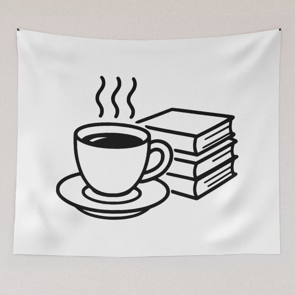 Item preview, Coffee and Books designed and sold by GraphicsClub.