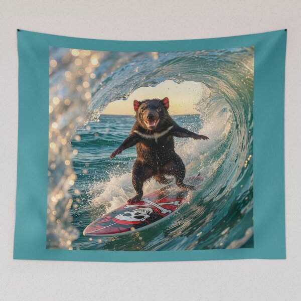Item preview, Surfin' Tasmanian Devil designed and sold by Tridentulus.