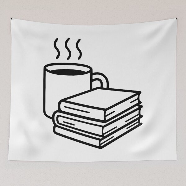Item preview, Coffee and Books designed and sold by GraphicsClub.