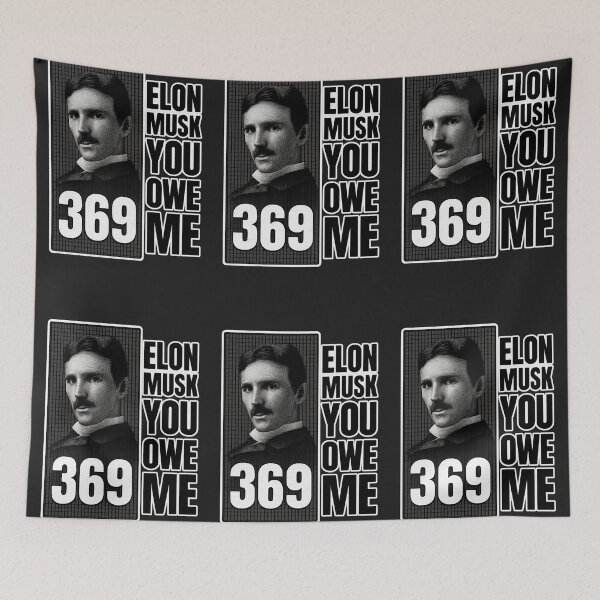 Item preview, Nikola Tesla 369 - The Original Genius Legacy designed and sold by Urban-InkStudio.
