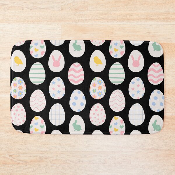 Item preview, Classic Pastel Easter Eggs on Black designed and sold by AnimaliaStar.