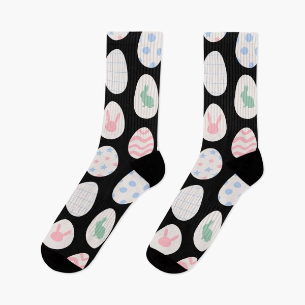 Item preview, Classic Pastel Easter Eggs on Black designed and sold by AnimaliaStar.