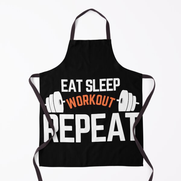 Item preview, Eat Sleep Workout Repeat | Gym Fitness Motivation Shirt & Activewear designed and sold by Teetreasure2.