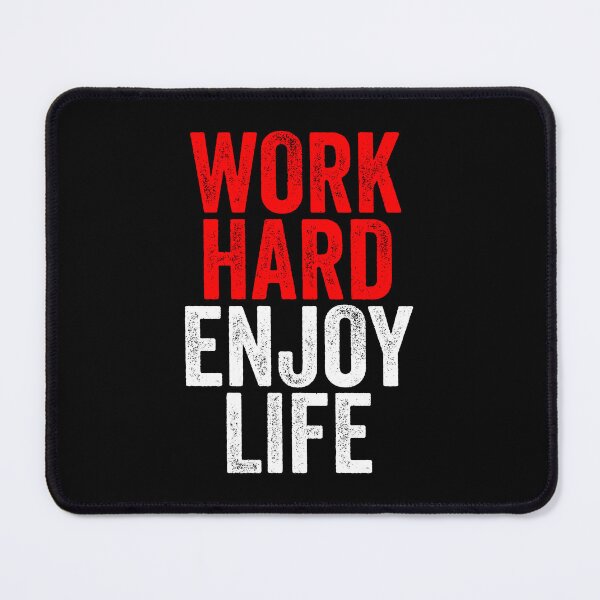 Item preview, Work Hand Enjoy Life - Funny Motivational Word Quote designed and sold by kamaniyavidya.