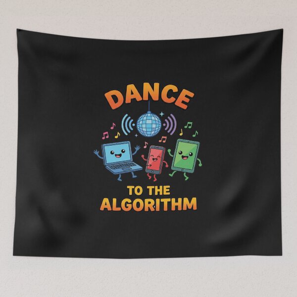 Item preview, Dance To The Algorithm Social Media Sticker designed and sold by AdyKurniawan.
